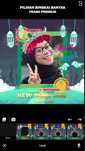 Frame Happy Islamic New Year 1442 H