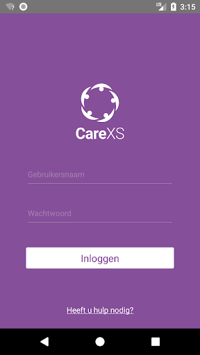 Android application CareXS Professional Care screenshort