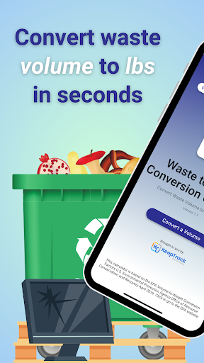 Android application Waste Conversion Calculator screenshort