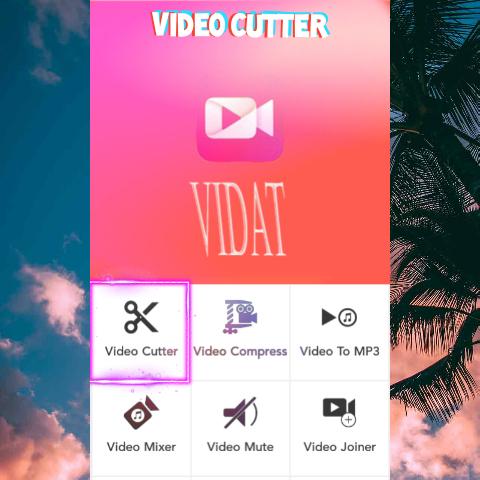 Android application Vidat Editor screenshort