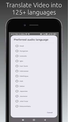 Movie Language Converter Hindi Screen 3