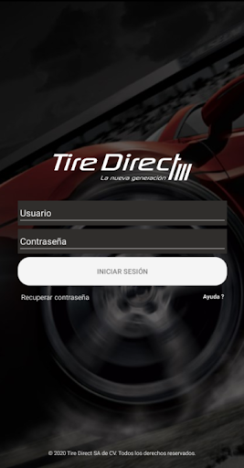 Android application Tire Direct /// screenshort