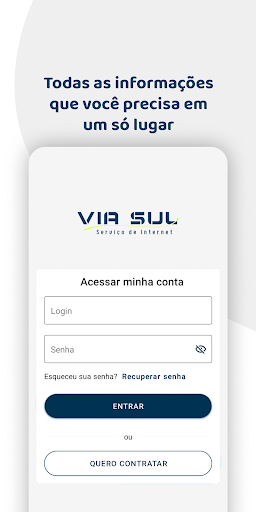 Android application Via Sul App screenshort