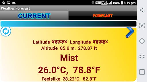 Weather Forecast Today Screen 2
