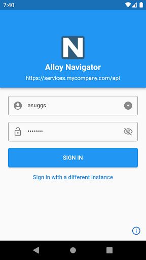 Alloy Navigator Screen 2