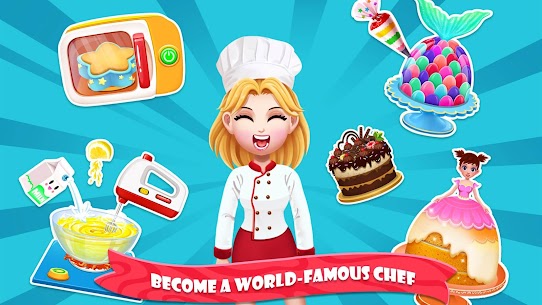 صانعة الكعك – ألعاب طهو وخبز كعك الأميرات 5
