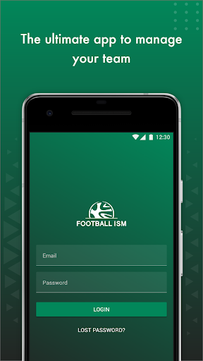 Android application FootballISM Coach screenshort