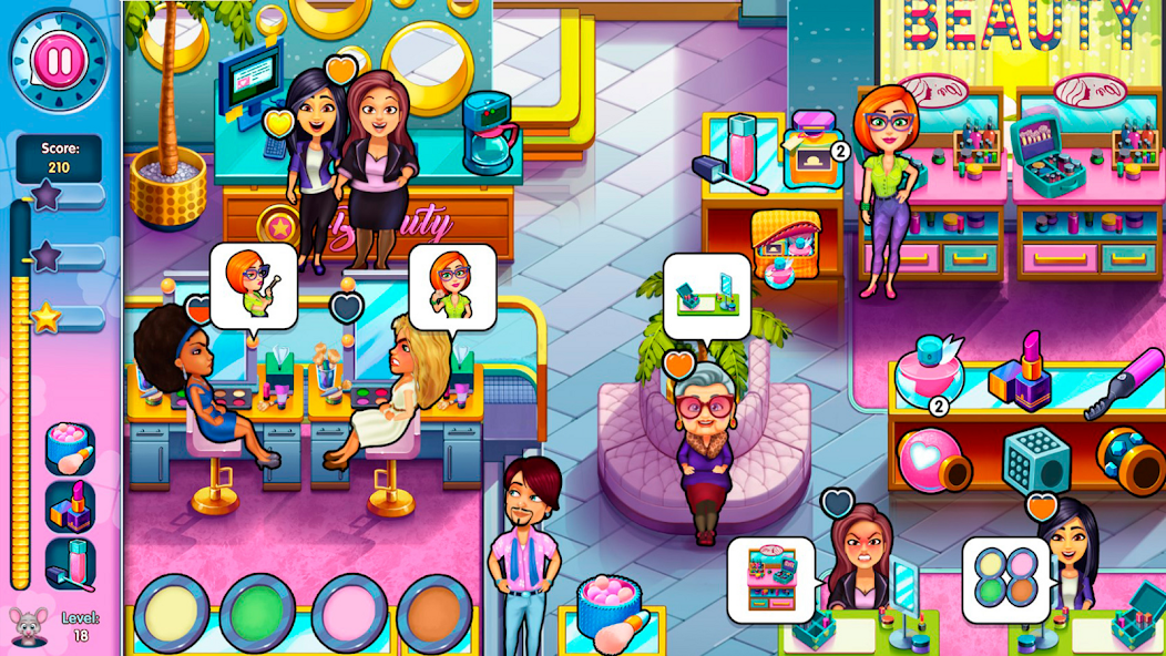 Sally's Salon: Kiss & Make-Up 1.8 APK + Мод (Unlimited money) за Android