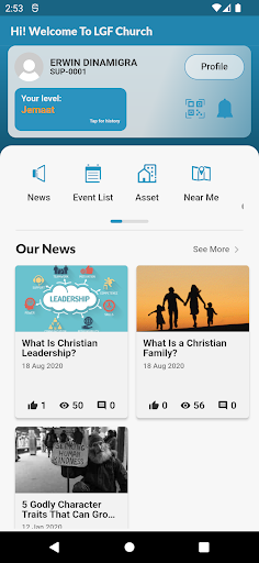 Android application LGF Church screenshort