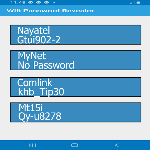 Wifi Password Revealer Screen 3