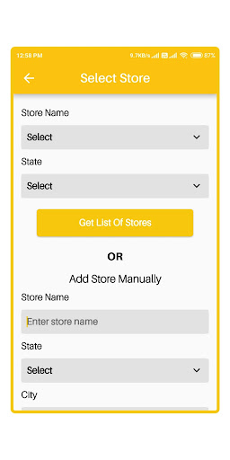 Wildlife Sales Reporting Screen 2