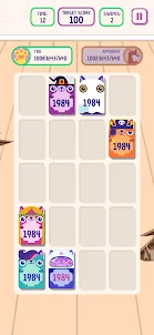 Number kittens puzzle game
