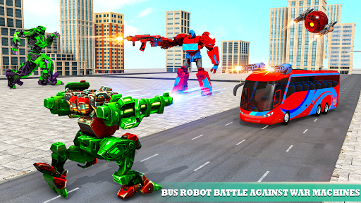 Multi Robot Car Transform Bat: Bus Robot Games 1.4 Screenshots 4