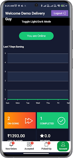 Suvai - Delivery Partner Screen 3
