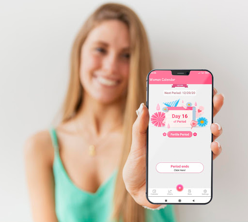 Android application Menstrual cycle tracking screenshort