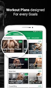 Fitvate - Home & Gym Workout Trainer Fitness Plans Screenshot