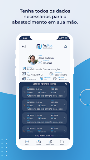 PayPlex Combustível Screen 2