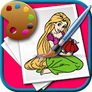 Coloring Princesses 2.0 Icon
