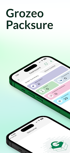 Android application Grozeo Packsure screenshort