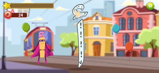 Android application Draw Arabic Letter and Numbers screenshort