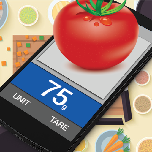 Kitchen Scale simulator fun logo