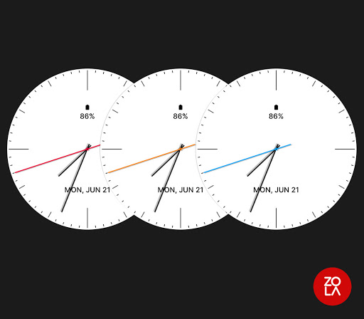 Minimal White Watch Face Screen 3
