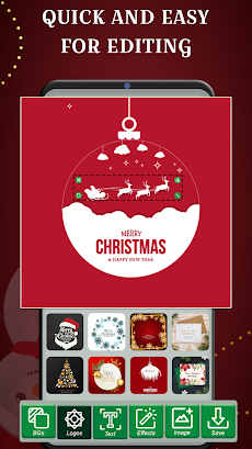 クリスマスの招待状カードのおすすめ画像4