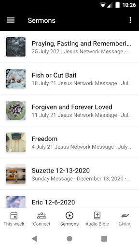Jesus Network Screen 2