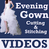 Evening Gown Cutting Stitching icon