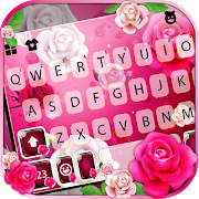 Pink Roses 1 Fondo de teclado