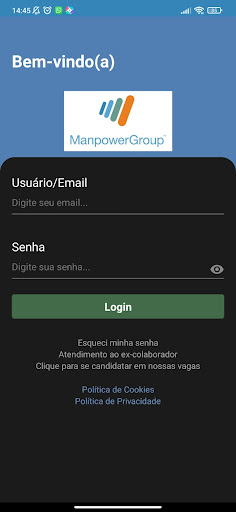 Android application Portal na Mão - ManpowerBrasil screenshort