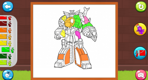 Robots and Toys Coloring Games