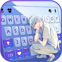Anime Boy Squat Keyboard Backg