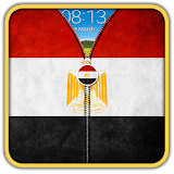 Egypt Flag Zipper UnLock icon
