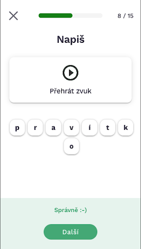 Čeština levou zadní Screen 3