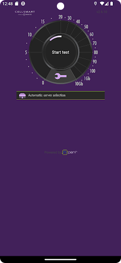 Android application CELLSMART – Network Speed Test screenshort