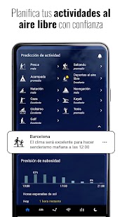Reloj y clima transparente Screenshot
