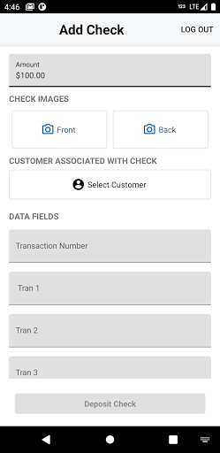 Endeavor Bank Business Deposit Screen 3