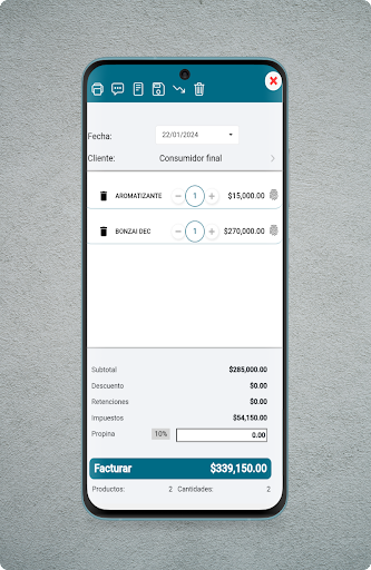 Amazonas POS Screen 2