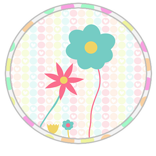 Free Colorful Flowers Theme  Icon