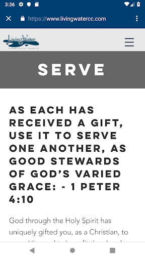 Living Water Community Church Screen 3
