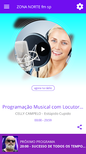 Android application ZONA NORTE fm sp screenshort