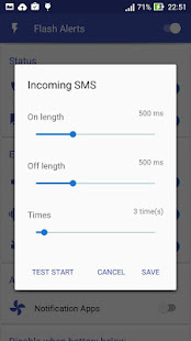 Flash Alerts on Call and SMS & Flash Notification 2.2.2 APK screenshots 3