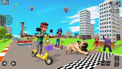 Android application Scooter Driving Game 2023 screenshort