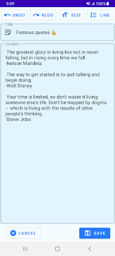 Notepad - offline memo Screen 2