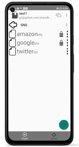 Shared pocket book markdown