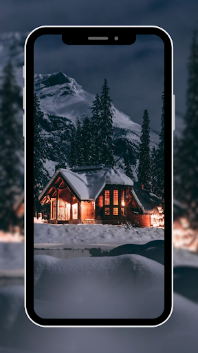 Android application Winter Wallpaper screenshort