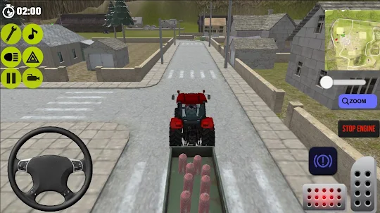 Tractor Simulator Driving
