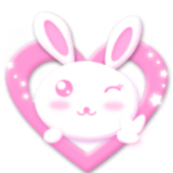 Cute Bunny Theme HD C Launcher icon