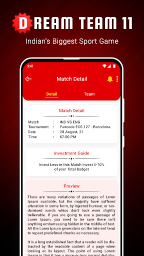 Dream Team 11 - Team Prediction  Tips